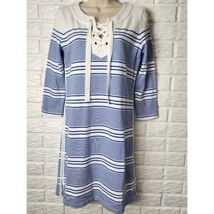 Vineyard Vines Women's size XS Knit Cotton dress Casual long sleeve Stripe